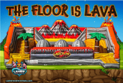 The Floor is Lava Wipeout Game