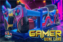 Gamer Dual Lane Obstacle Course