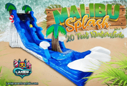 20' Malibu Splash Water Slide