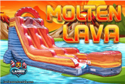 18' Molten Lava Dry Slide