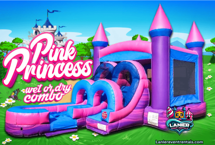 Pink Princess Bounce and Slide Combo