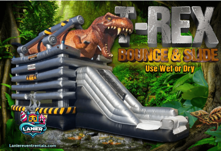 T-Rex XL Bounce and 15' Slide