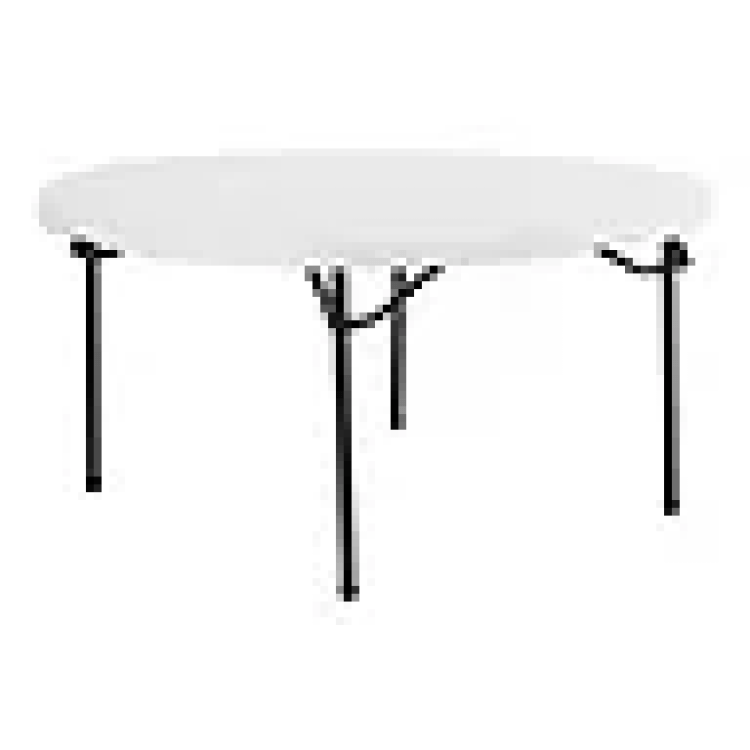 60 inch round table white