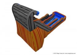20 flammin volcano dual slide nowm 2 1664920122 big 1753099335 20' Flaming Volcano Dual Lane Dry Slide