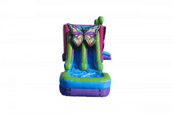 Butterfly combo bounce and slide 1695837707 big 1753101345 Butterfly Dual Lane Bounce and Slide Combo