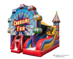 Carnival 5in1 DM1 1654800193 big 1753101557 Carnival Fair Bounce and Slide Combo