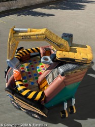 Construction Zone DM4 1675798149 big 1753101743 Construction Zone XL Bounce & Slide Combo