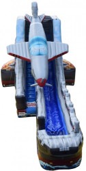 Fighter jet water slide 1690391427 big 1753099716 20' Shark Mouth Fighter Jet Dry Slide