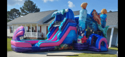Mermaid inflatable combo bounce and slide 1673302022 big 3 1753105 1 Mermaid Dual Lane Combo Bounce and Slide
