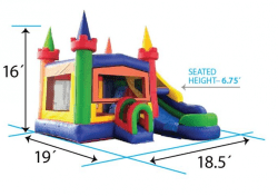 Retro combo bounce house atlanta alpharetta 1695402219 big 1753106 1 Retro Combo Bounce and Slide