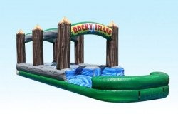 Rocky20Island20Dual20Lane20Slip20N20Slide 1671108311 1753100440 36' Rocky Island Dual Lane Slip N Slide