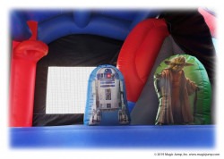 Star Wars bounce house water slide milton cumming atlanta alpharet 3 Star Wars Deluxe Bounce and Slide