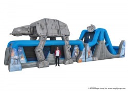 Star wars obstacle course bounce house milton alpharetta roswell c 1 Star Wars Galaxy Dual Lane Obstacle Course