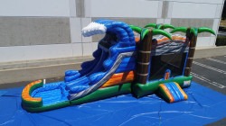 bounce house atlanta tropical wave combo2 1662034568 big 175310851 1 Tropical Paradise XL Dual Lane Combo