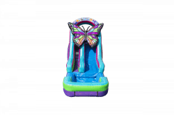 butterfly201 1752516025 15' 3-D Butterfly Water Slide