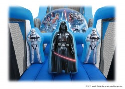 star wars bounce house party themed rental bounce house atlanta al 1 Star Wars Galaxy Dual Lane Obstacle Course